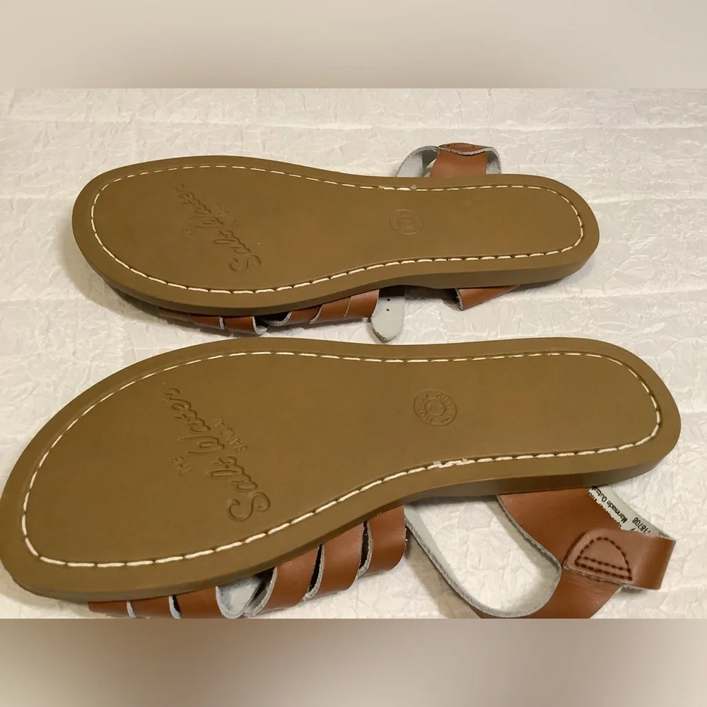 Saltwater Sandals Tan Size 7